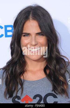 Santa Monica, CA. 7th Sep, 2018. Karla Sauza at arrivals for Stand Up To Cancer 2018 (SU2C), Barker Hangar, Santa Monica, CA September 7, 2018. Credit: Elizabeth Goodenough/Everett Collection/Alamy Live News Stock Photo