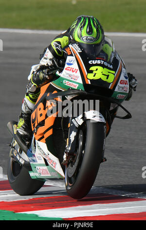Rimini Italy 7th September 18 Cal Crutchlow Of Great Britain And Lcr Honda Castrol In Action During The Fp Motogp Of San Marino E Della Riviera Di Rimini At The World Circuit