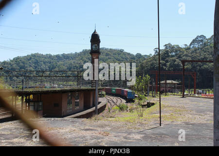 Paranapiacaba, a neighborhood in Santo André, São Paulo, Brazil, nestled in  the middle of the Serra do Mar. It is an old railway village built by the  english. It has a reputation