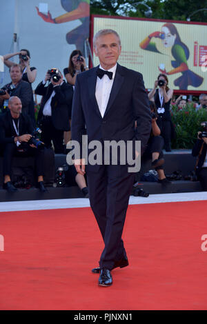 Venice, Italy. 08th Sep, 2018. 75th Venice Film Festival, red carpet Award Ceremony. Pictured: Christoph Waltz Credit: Independent Photo Agency/Alamy Live News Stock Photo