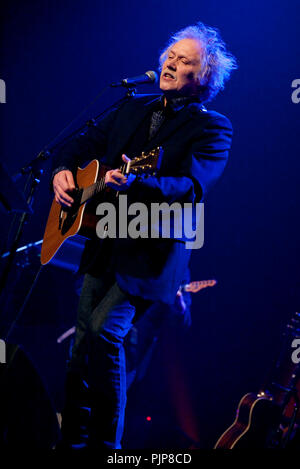 Flemish singer Kris De Bruyne at the Te Gek !? concert in Strombeek ...