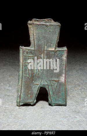 Ancient Chinese Spade Money Stock Photo