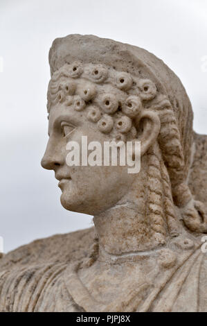 The Imperial Reliefs from the Sebasteion at Aphrodisias Antique city ,Geyre,Aydin,Turkey Stock Photo