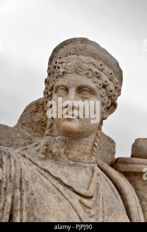 The Imperial Reliefs from the Sebasteion at Aphrodisias Antique city ,Geyre,Aydin,Turkey Stock Photo