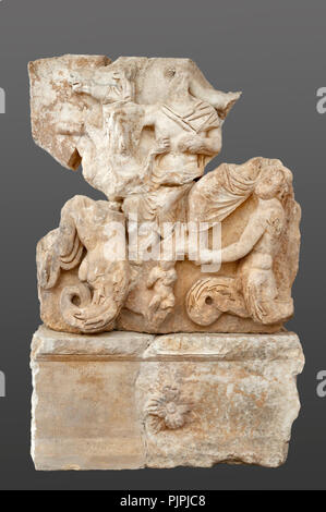 The Imperial Reliefs from the Sebasteion at Aphrodisias Antique city ,Geyre,Aydin,Turkey Stock Photo