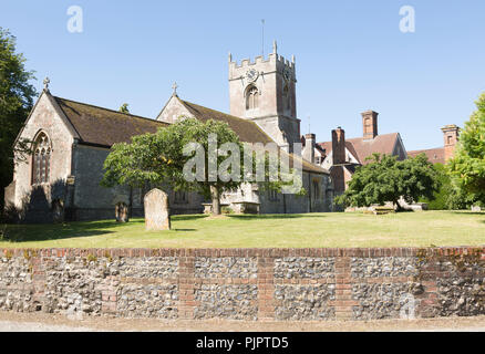 Holy Cross village parish church, Wilcot, Pewsey Vale, Wiltshire, England, UK