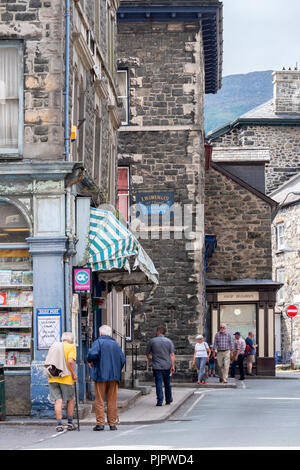 Bridge Street Dolgellau Gwynedd Wales Stock Photo