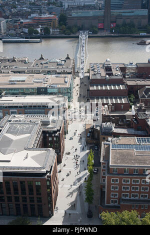 London landscape from St Paul's Cathedral Stock Photo