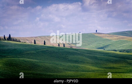 Crete senesi landscape,Tuscany,Italy.2018. Stock Photo