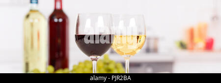 Wine white red banner copyspace copy space Stock Photo