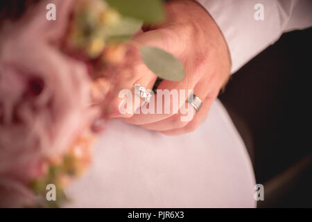 Wedding Hands Stock Photo