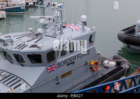 Border Force Coastal Patrol Vessels Moored at Ramsgate Stock Photo