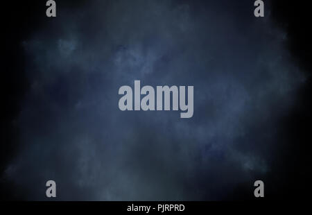 Abstract colorful blue fractal pattern on black background. Fantasy fractal texture. Digital art. 3D rendering. Computer generated image Stock Photo