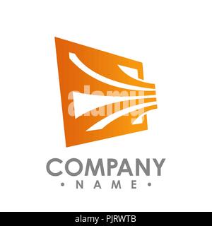 Mobile Phone App Center Logo Design Template Vector Stock Vector