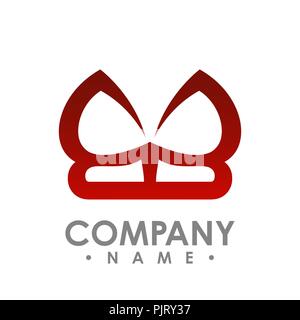 Abstract reflect vector icon logo design template element Stock Vector