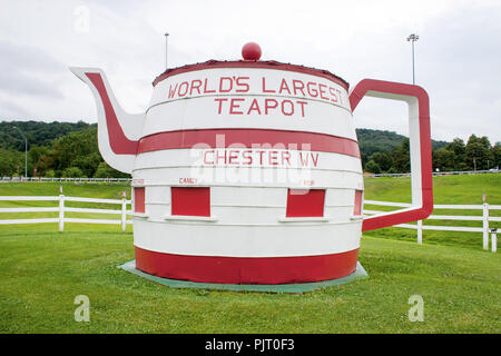 Why does WV have a giant teapot?