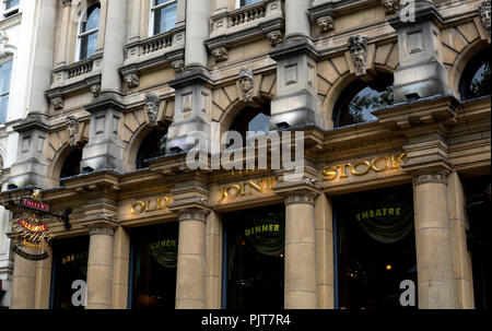 The Old Joint Stock pub and theatre, Temple Row West, Birmingham, UK Stock Photo