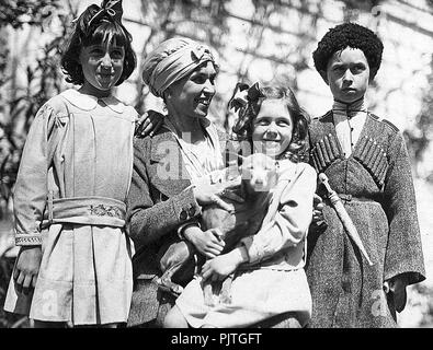 Barón Wrangel family. Stock Photo