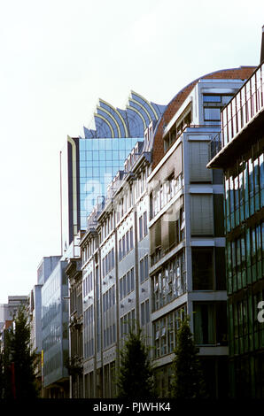 Offices of the European Commission around the Madou square and the rue Saint-Joseph II in Saint-Josse-Ten-Noode, Brussels (Belgium, 18/08/2006) Stock Photo