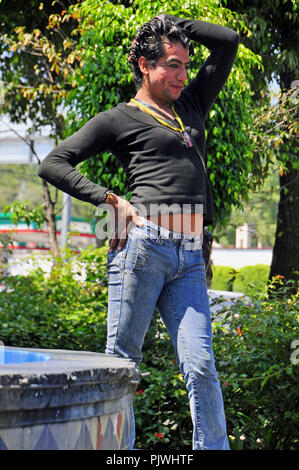 GAY MAN MODELING Stock Photo - Alamy