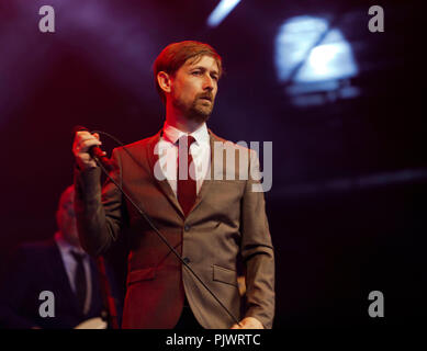 The Divine Comedy performing on the main stage at the OnBlackheath Music Festival, Lewiaham, London Stock Photo