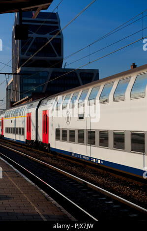 The Hasselt railway station (Belgium, 16/11/2011) Stock Photo