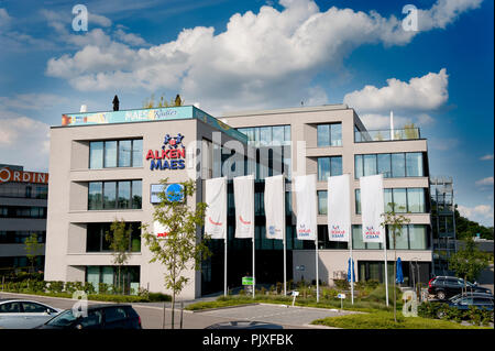 The headquarters of the brewery concern Alken-Maes in Mechelen (Belgium, 05/08/2014) Stock Photo