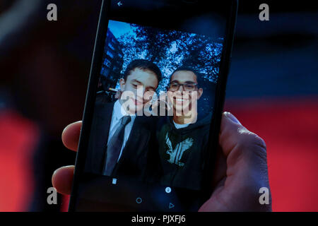 Actor Sigourney Weaver and Lewis Macdougall at premier of "A Monster ...