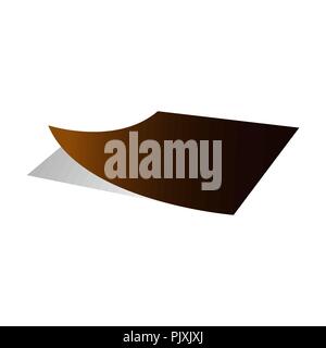 Stacked papers vector icon flat style illustration for web, mobile, logo, application and graphic design Stock Vector