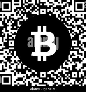 bitcoin front, back side Stock Vector