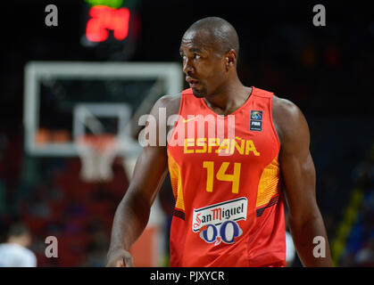 Serge Ibaka. Spain Basketball National Team, World Cup 2014 Stock Photo