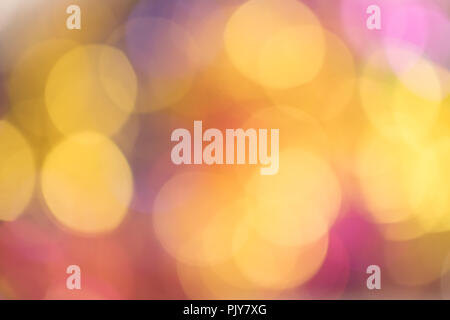 Abstract bokeh light. Christmas mood. Background for holidays. Space for text. Stock Photo