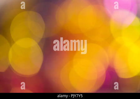 Abstract bokeh light. Christmas mood. Background for holidays. Space for text. Stock Photo