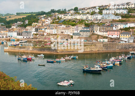 Mevagissey harbour, South Cornwall, England, UK