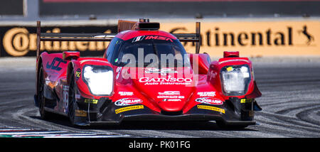 Monterey, CA, USA. 09th Sep, 2018. A. # 99 Drivers Stephen Simpson/Misha Goikhberg take 6th place with a fast lap time 1:18.340 coming out of turn 11 during the American's Tire 250 Race for the IMSA Weathertech Sport Car Championship at Weathertech Raceway Laguna Seca Monterey, CA Thurman James/CSM/Alamy Live News Stock Photo