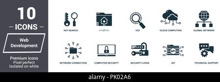 Insurance icons set. Premium quality symbol collection. Web Development icon set simple elements. Ready to use in web design, apps, software, print Stock Vector