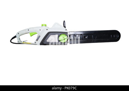 chainsaw isolated on white background Stock Photo