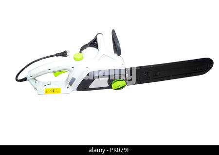 chainsaw isolated on white background Stock Photo