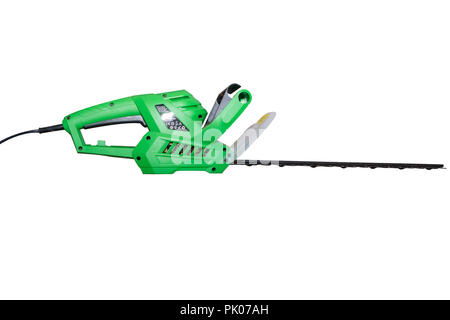 hedge trimmers isolated on white background Stock Photo