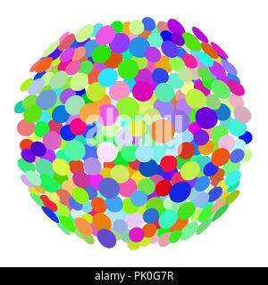 Colorful Microbes. Pandemic Colored Backteria. Dangerous Bad Viruses. Germs Backterial Mickroorganism. Bacterium Virus Stock Vector