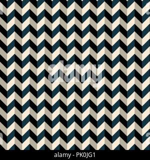 Seamless colorful zigzag chevron pattern background. Stock Vector