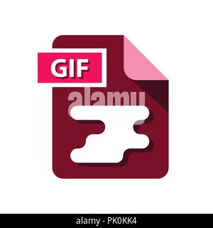 vector design of digital files format icon Stock Vector