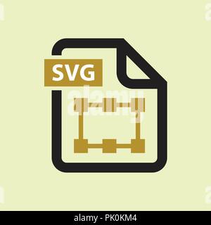 vector design of digital files format icon Stock Vector