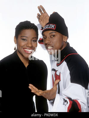 Culture Beat (l-r): Tania Evans, Jay Supreme on 20.02.1995. | usage worldwide Stock Photo