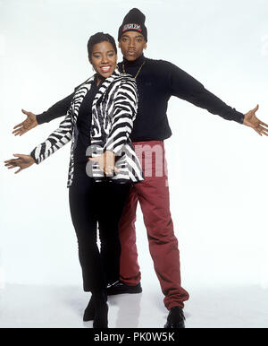 Culture Beat (l-r): Tania Evans, Jay Supreme on 20.02.1995. | usage worldwide Stock Photo