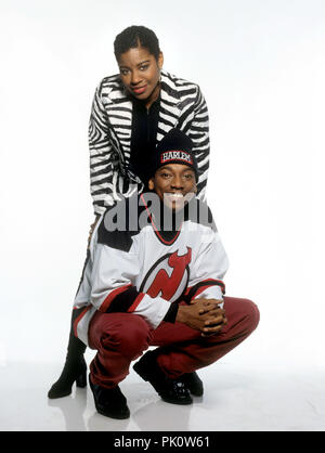 Culture Beat (l-r): Tania Evans, Jay Supreme on 20.02.1995. | usage worldwide Stock Photo