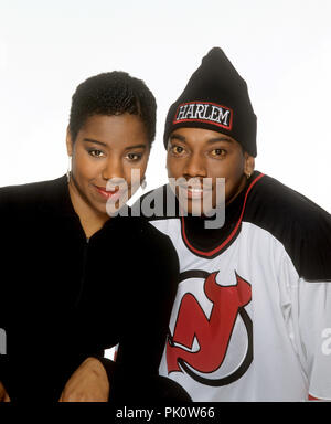 Culture Beat (l-r): Tania Evans, Jay Supreme on 20.02.1995. | usage worldwide Stock Photo