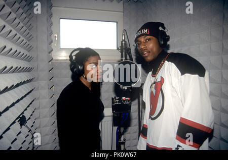 Culture Beat (l-r): Tania Evans, Jay Supreme on 20.02.1995. | usage worldwide Stock Photo