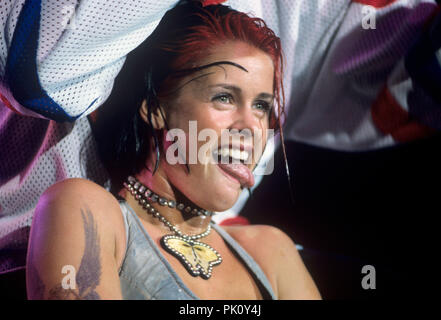 Aqua (Lene Grawford Nystrøm Rasted) on 15.10.1997 in Rotterdam. | usage