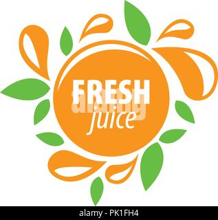 juice splash vector sign Stock Vector